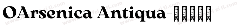 OArsenica Antiqua字体转换